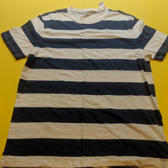 GAP Other - Gap Men's Slub Jersey Stripe Crewneck T-shirt